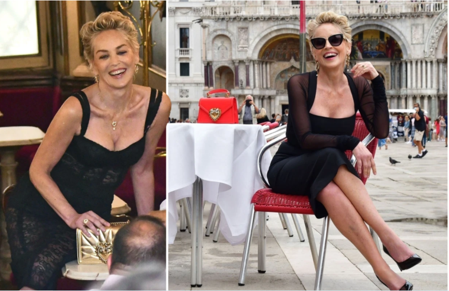 Sharon Stone làm mẫu cho chiến dịch quảng cáo của Dolce & Gabbana