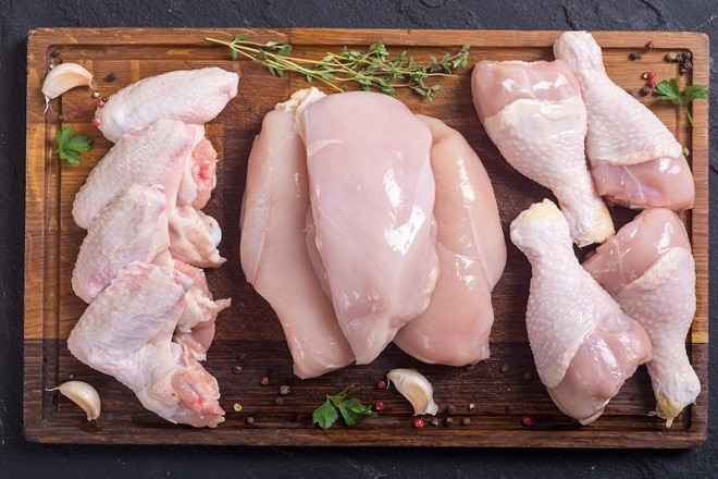 Thịt gà chứa nhiều chất dinh dưỡng cần thiết